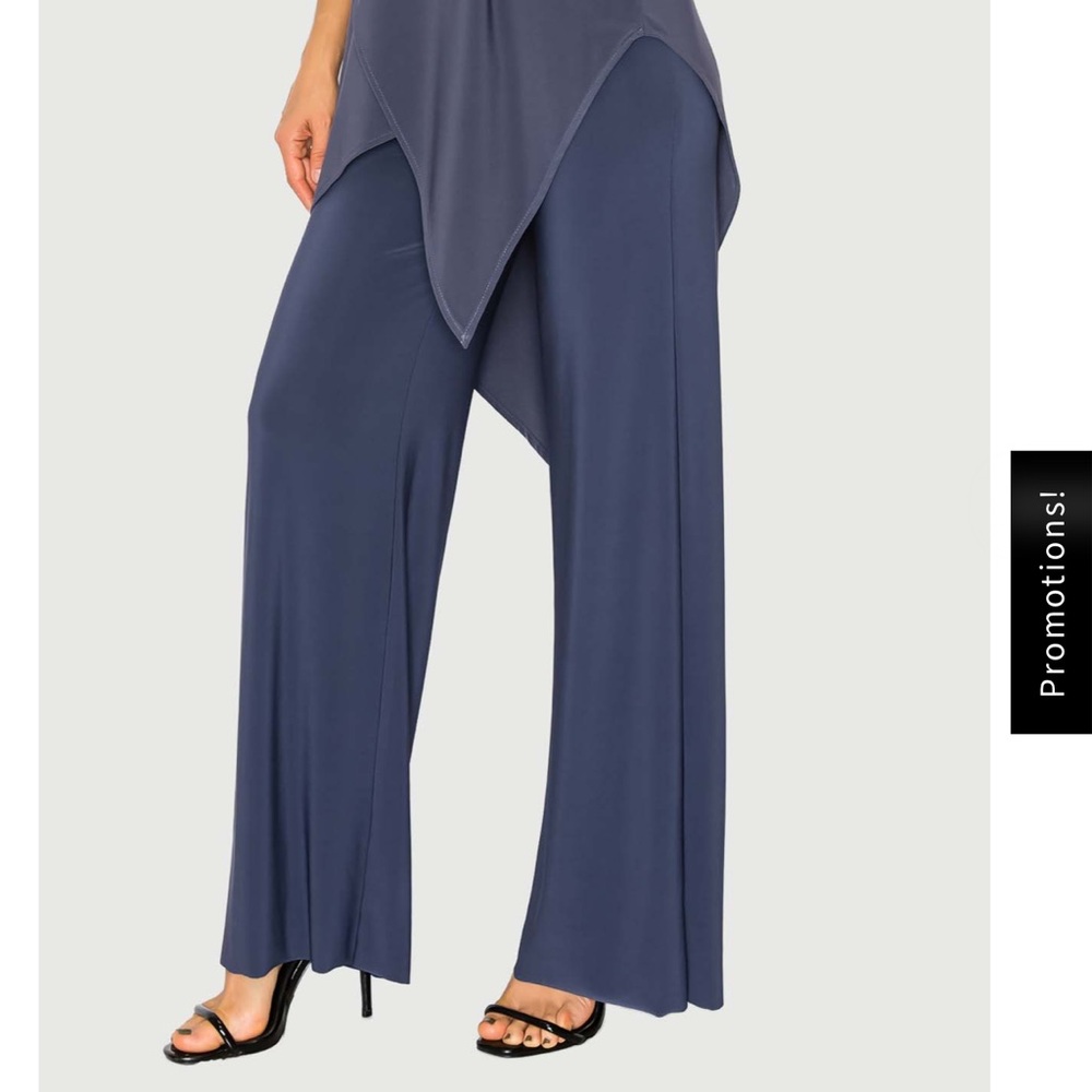 Last Tango Navy Wide Leg Palazzo Pants